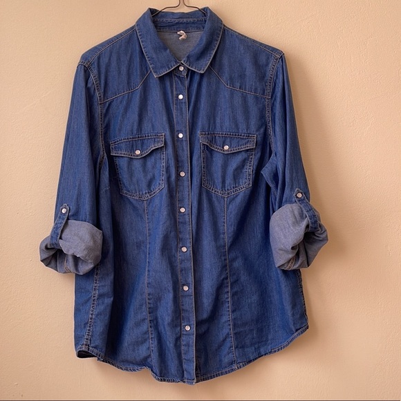 DeFacto Tops - Women Denim Shirt!